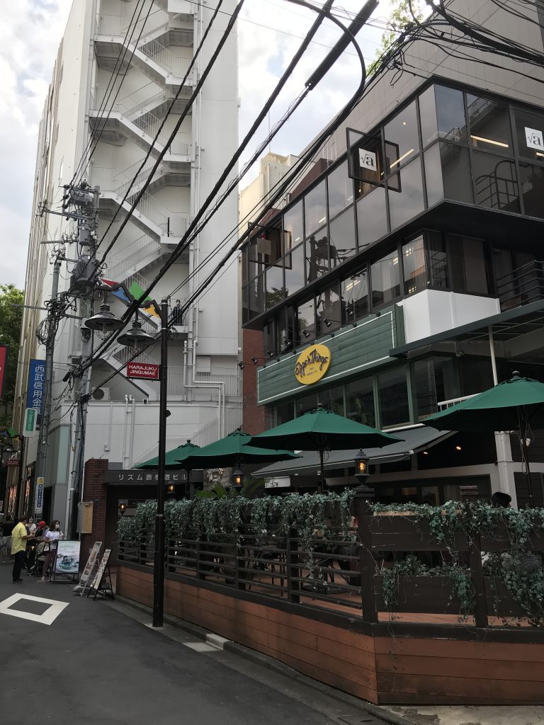 Eggs'n Things, beloved pancake shop, you always see waiting line in Harajuku, Tokyo.