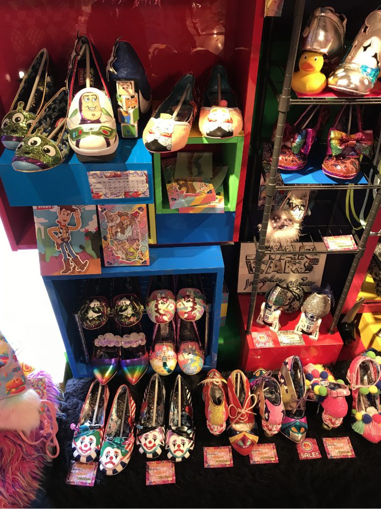 Unique shoes designed by Dan Sullivan, Irregular Choice at 6% DOKIDOKI, Harajuku Tokyo